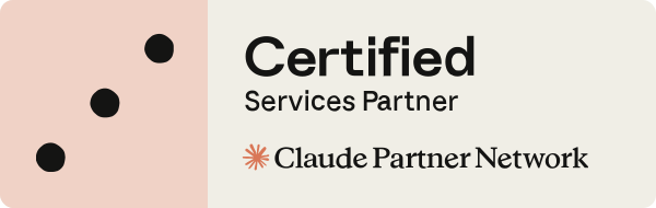 Certified Services Partner — Claude Partner Network badge